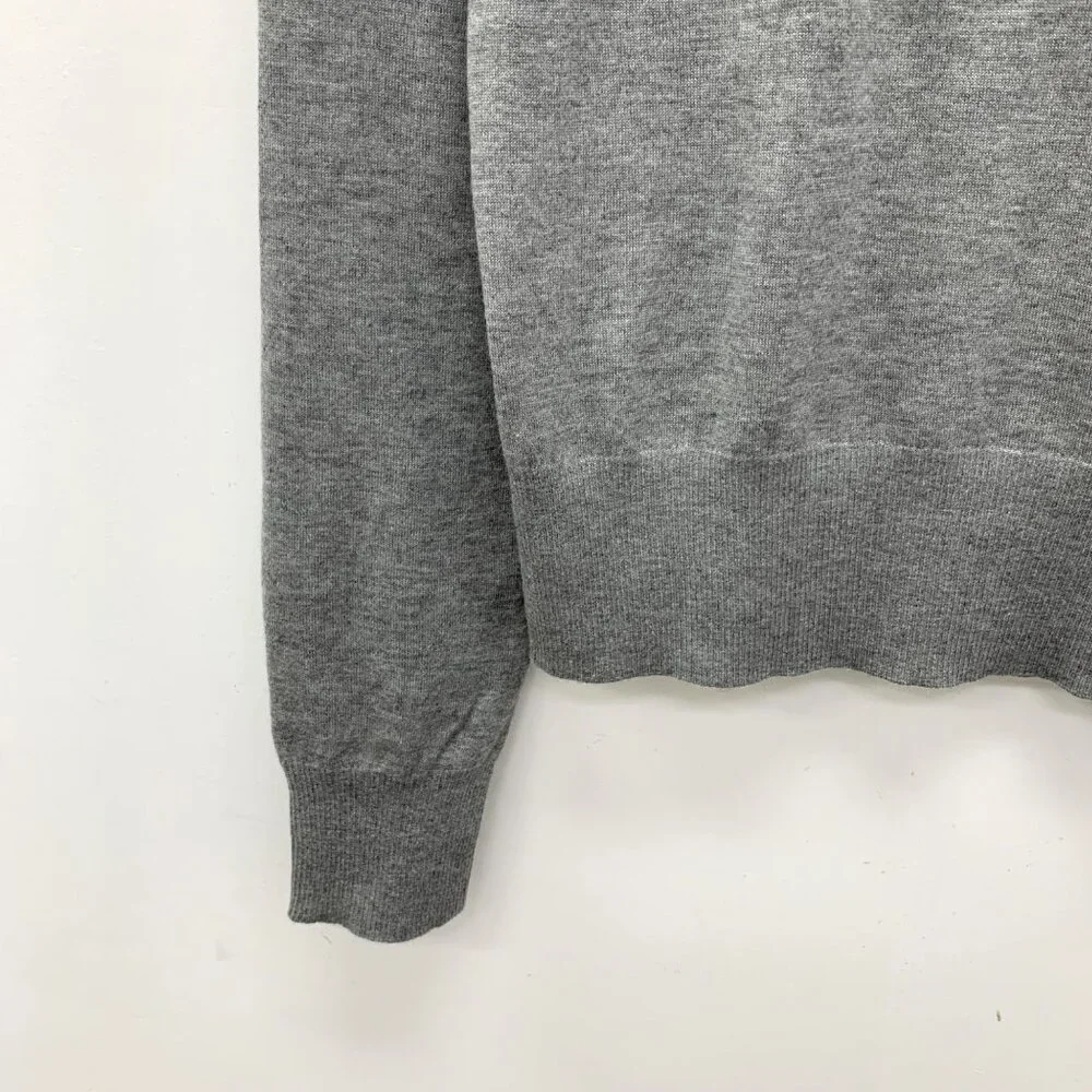 Loro Piana Gray cashmere crewneck long-sleeve sweatshirt - Picture 4 of 7